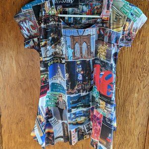 Unique New York Scenery Shirt - Large Tee